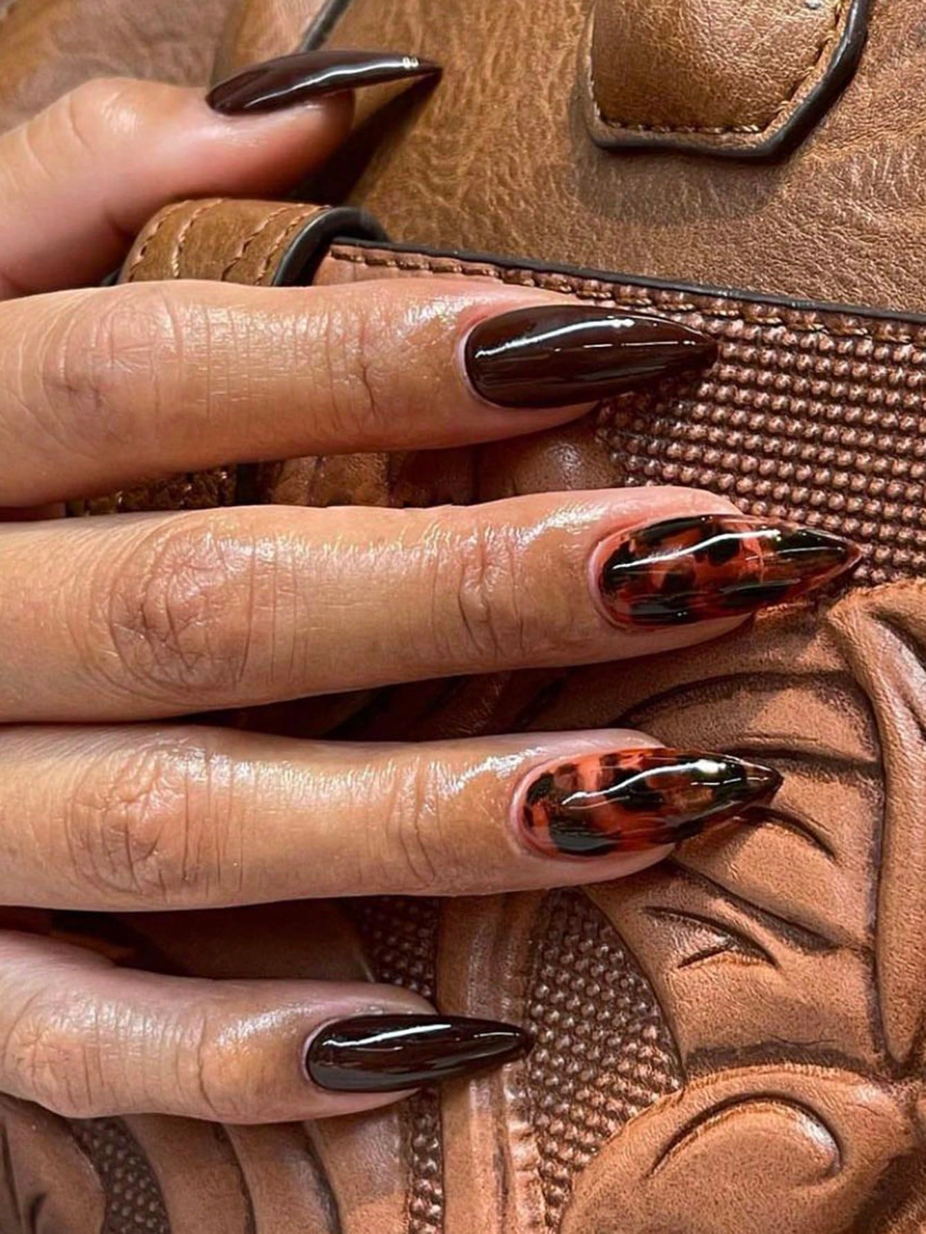 Long Designed Nail Set