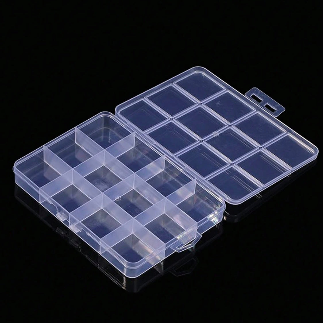 Transparent Nail Storage Box