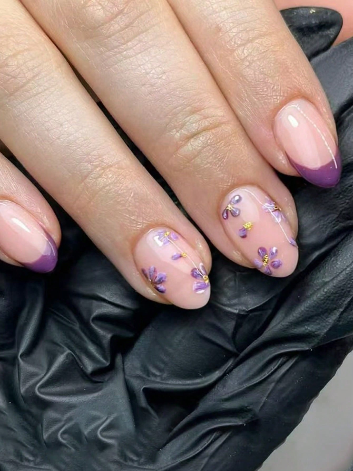 Medium Purple Nail Set