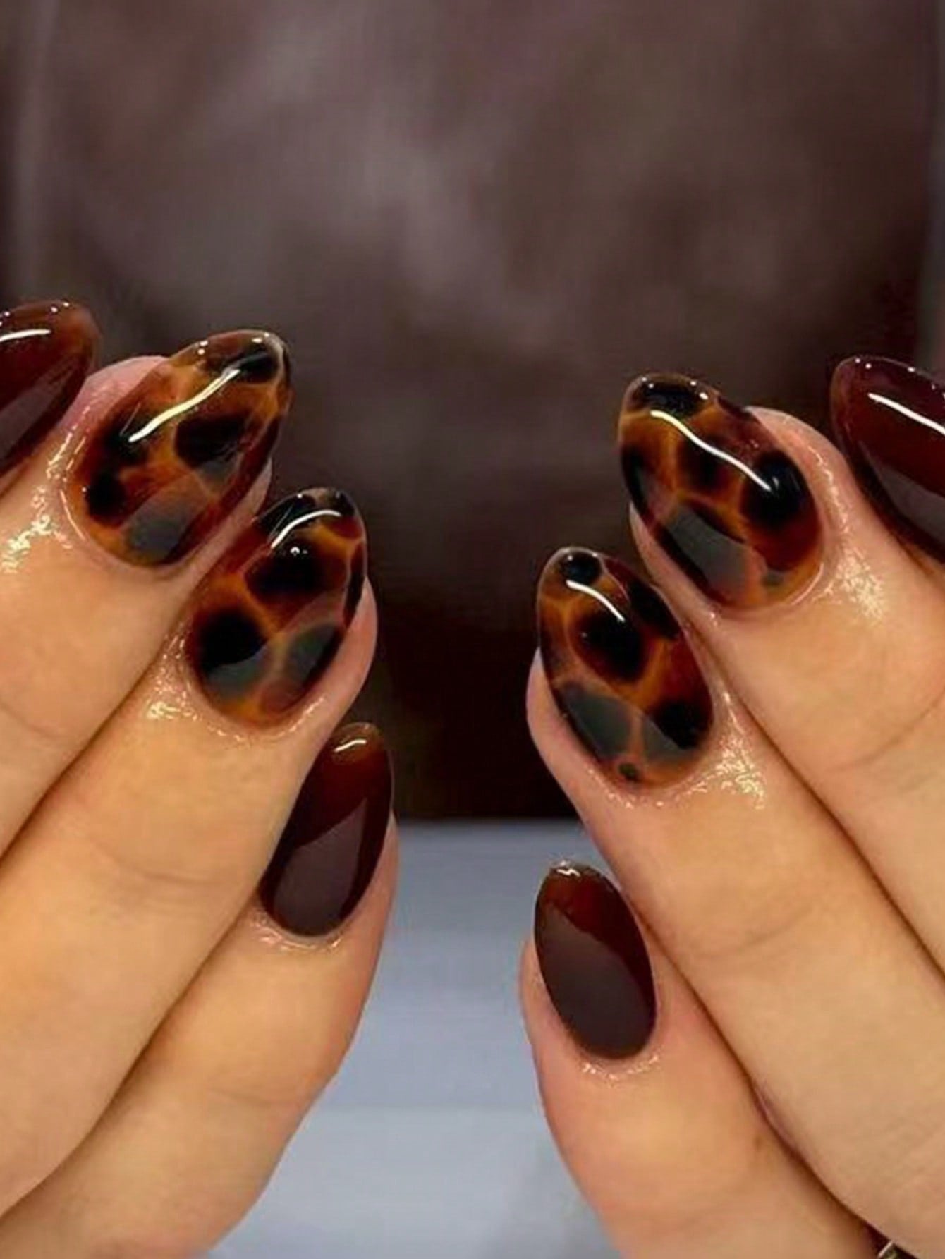 Medium Designed Nail Sete