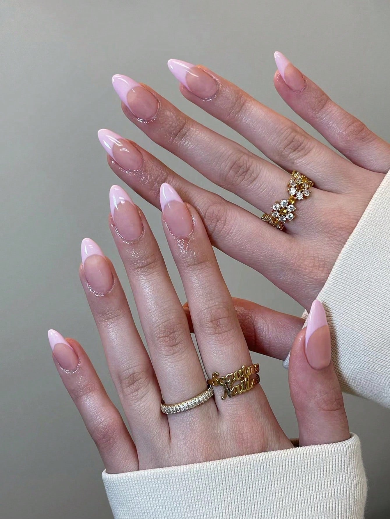 French Pink Long Nail Set