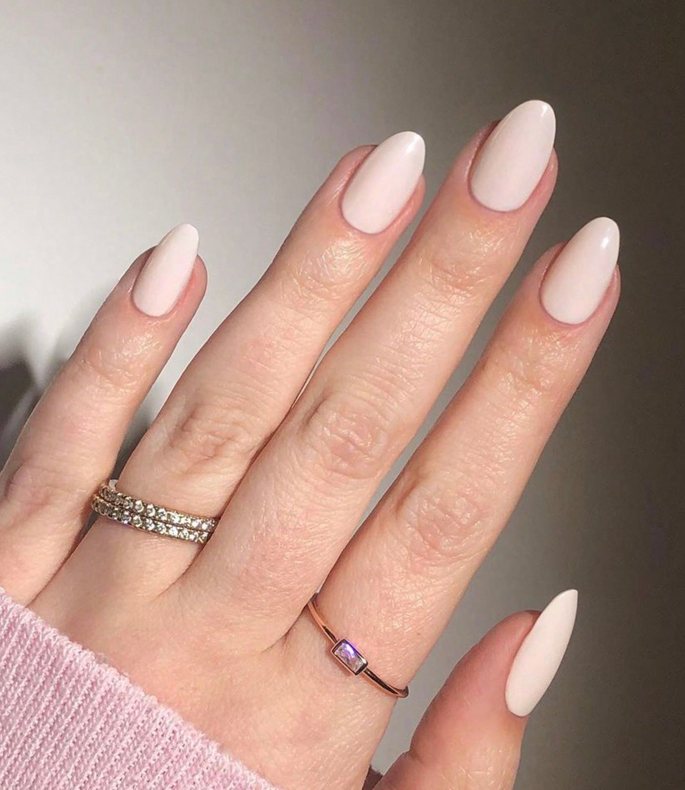 Medium Nude Nail Set #8