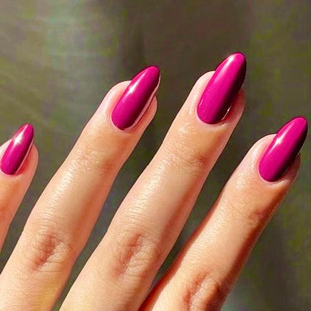 Long Fuchsia Nail Set