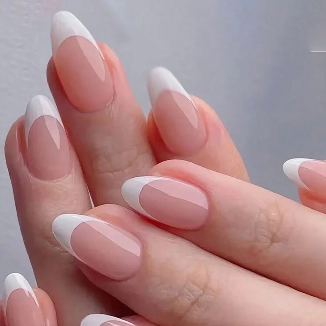 Long French Nail Set