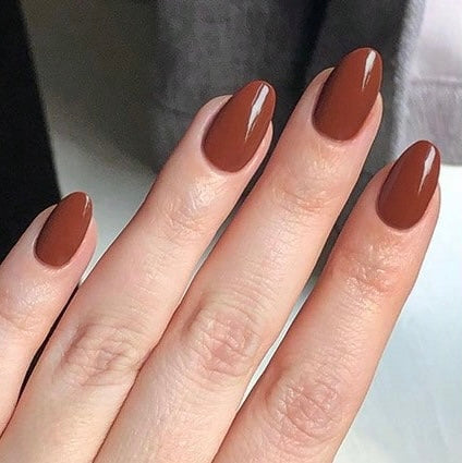 Medium Light Brown Nail Set #510