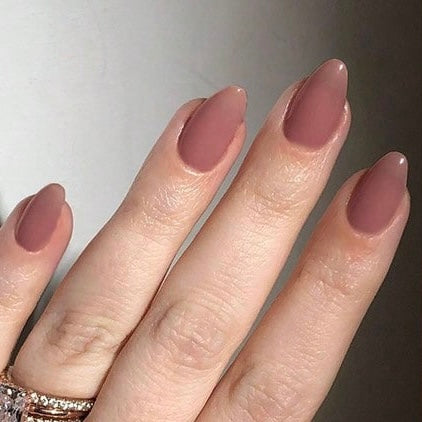 Medium Transparent Light Purple Nail Set #501