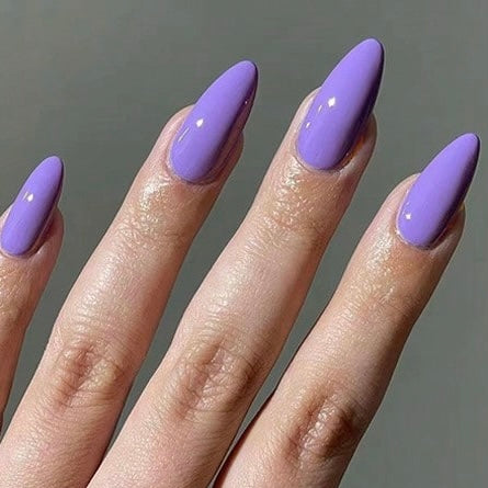 Long Purple Nail Set #10907