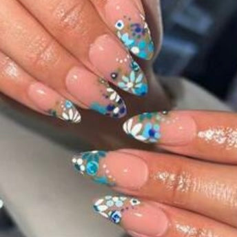 Designed Long Nail Set
