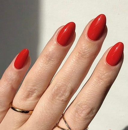 Medium Red Nail Set #507