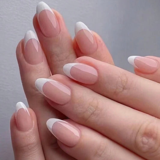 Long French Nail Set