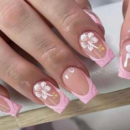 Designed Long Nail Set