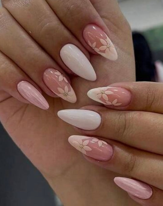 Designed Long Nail Set