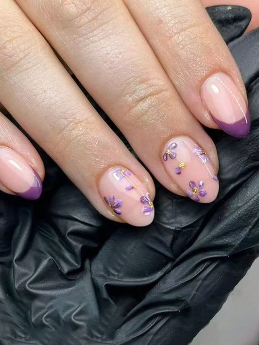 Medium Purple Nail Set
