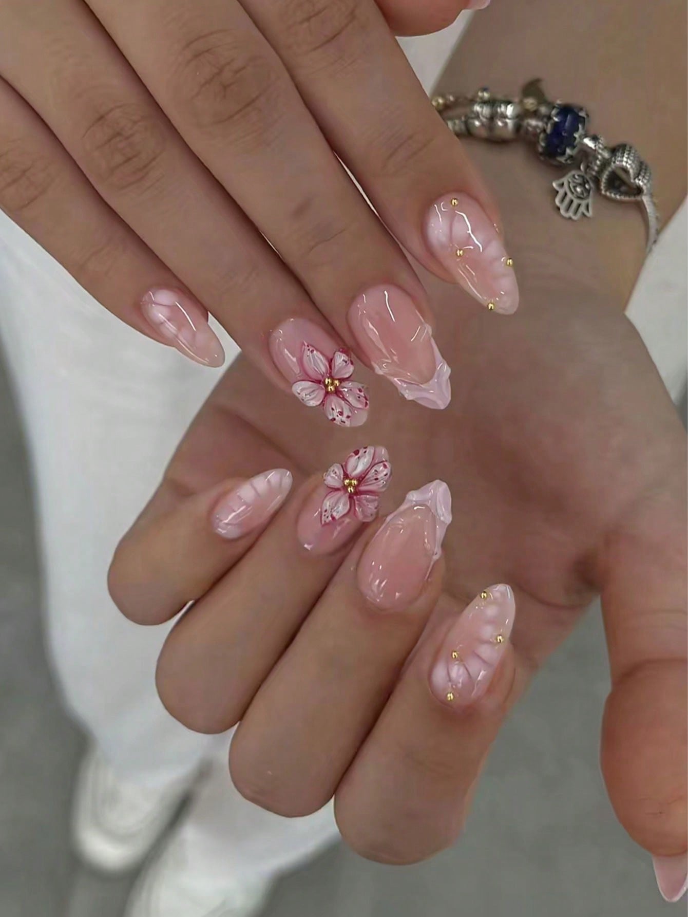 Designed Long 3D Nail Set