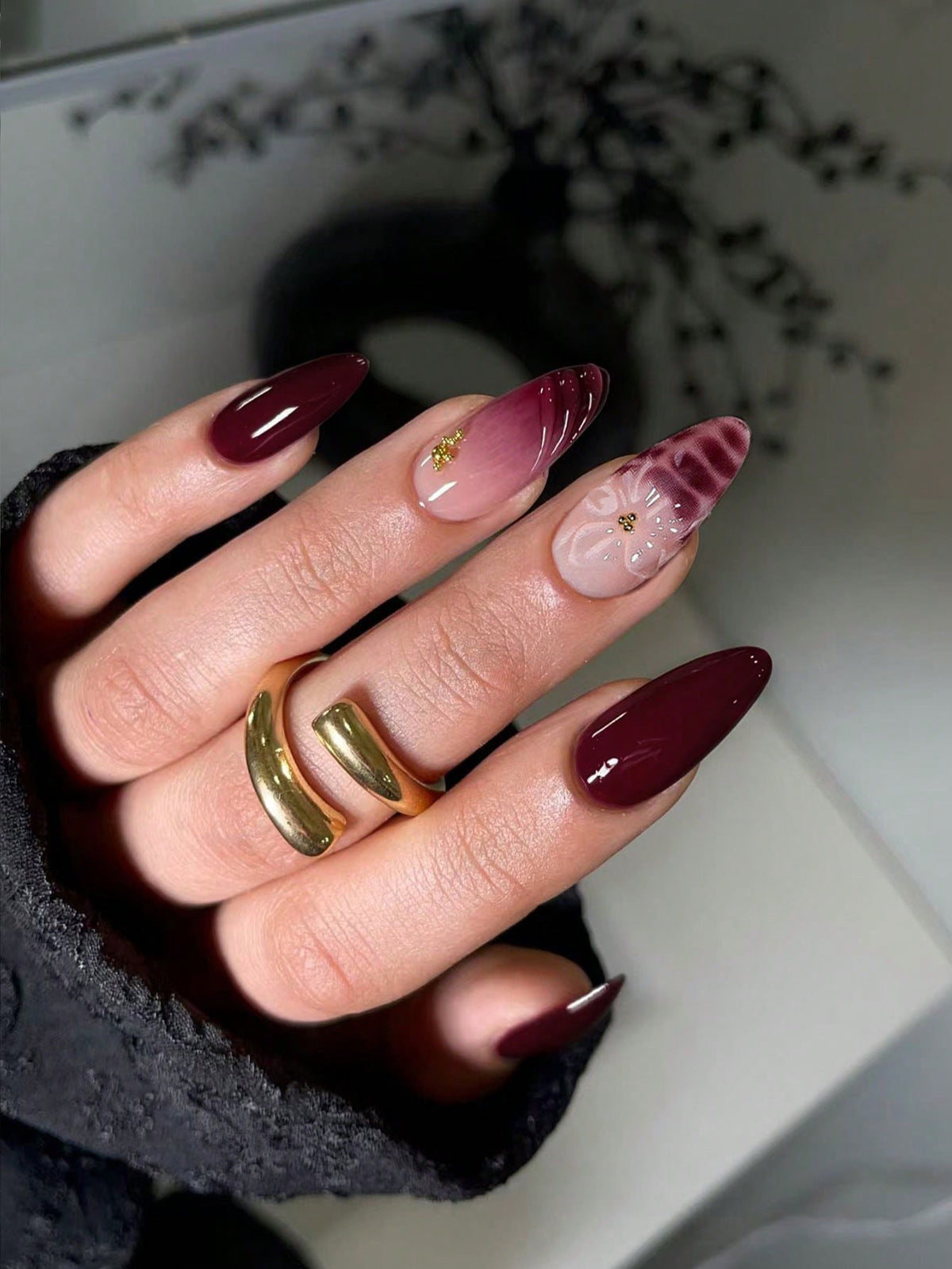Designed Long 3D Nail Set