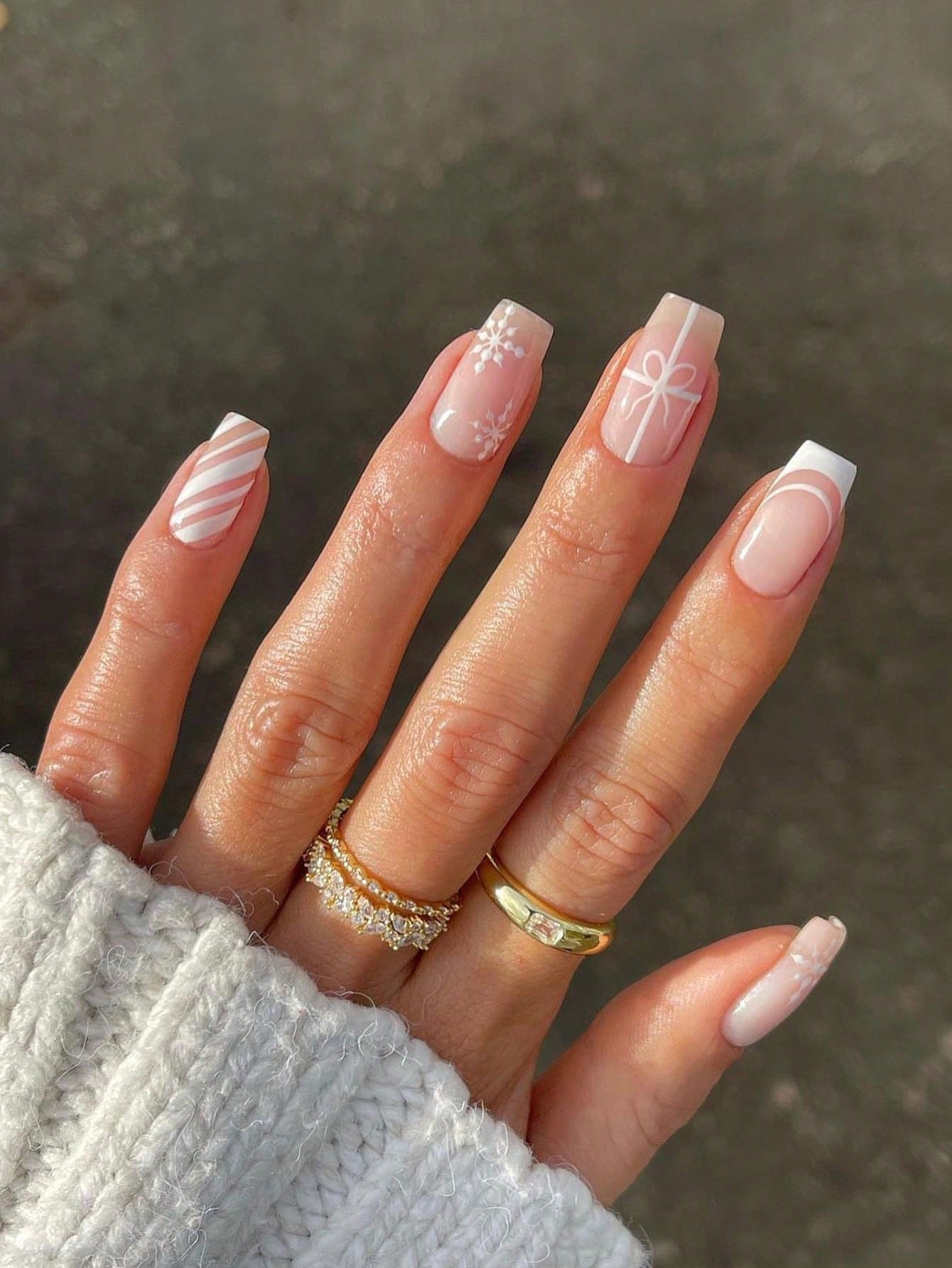 Long Designed Nail Set