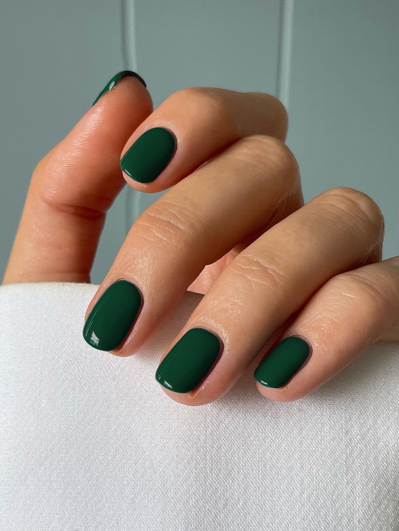 Short Green Nail Set