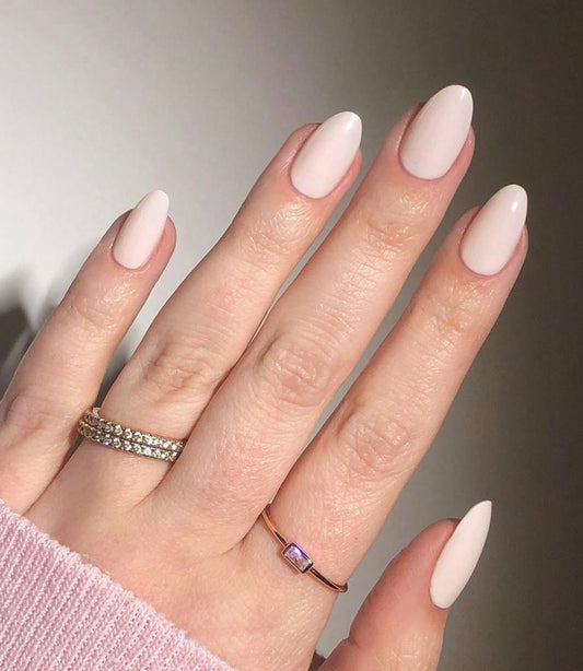 Medium Nude Nail Set #8