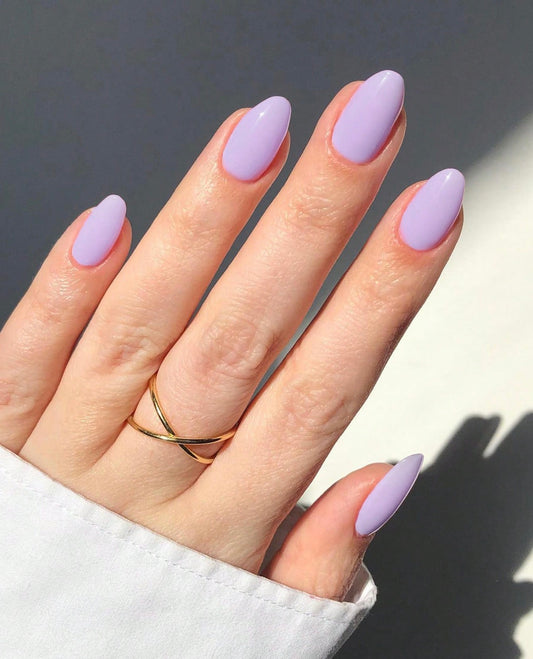 Medium Purple Nail Set #10