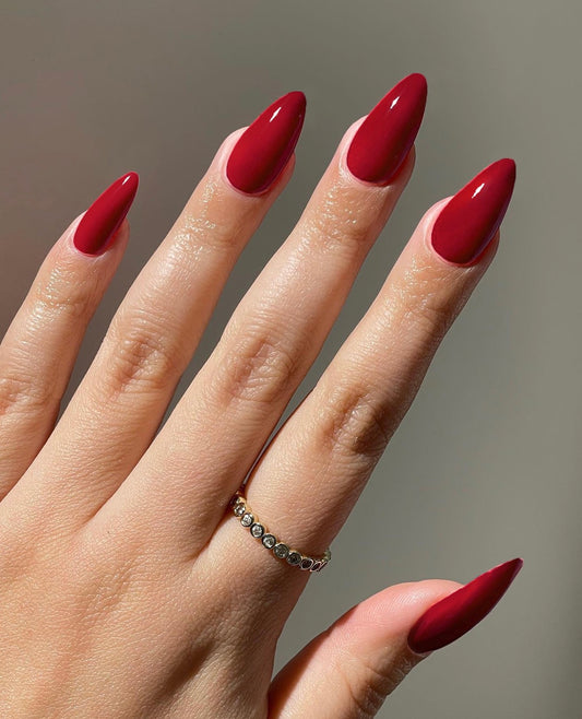 Long Red Nail Set